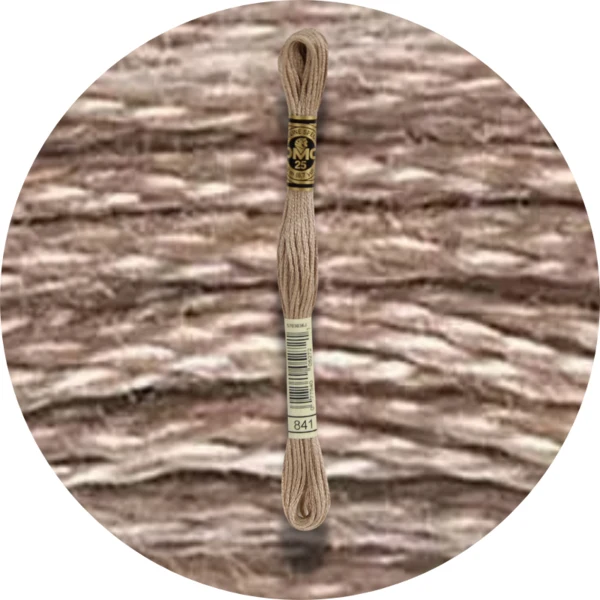 DMC Mouliné Spécial 25 Broderigarn, Ensfarvet, Neutrale nuancer
